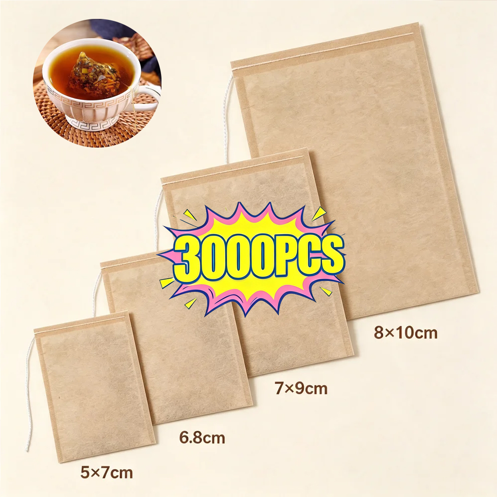Herbal Wellness Products - 100/3000 قطعة من أكياس فلتر الشاي