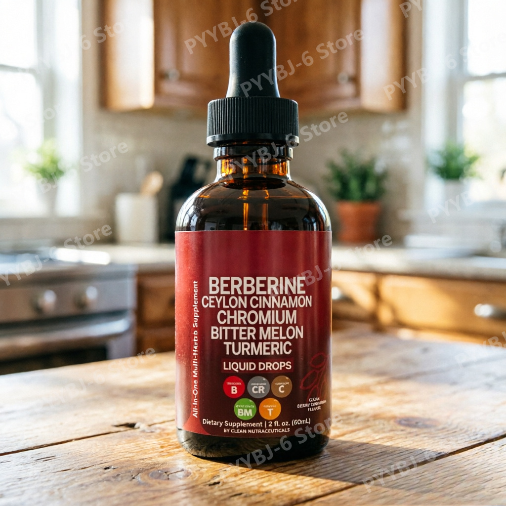 Herbal Wellness Liquid - قطرات سائلة من البربرين والكروم والكركم