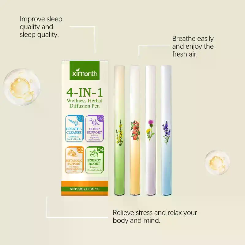 Herbal Wellness Products - مجموعة ناشر عشبي 4 في 1:
