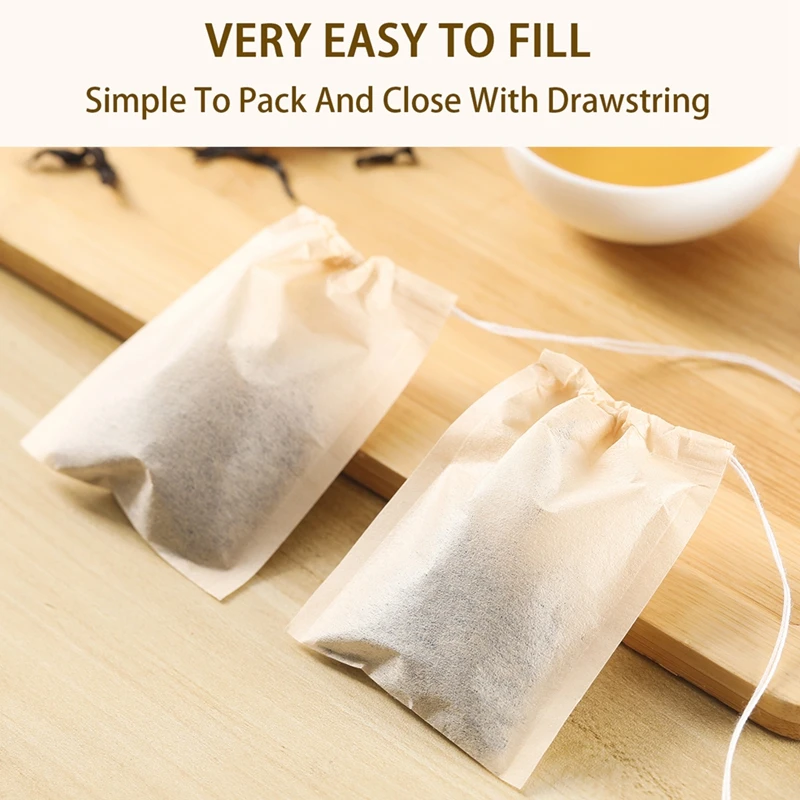 100 قطعة أكياس الشاي مع فلتر ا - مراجعة Herbal Wellness Products وسعره