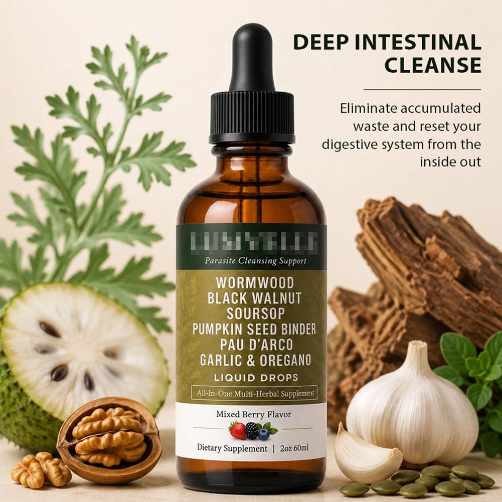 60 مل من قطرات الشيح العشبية م - مراجعة Herbal Wellness Liquid وسعره