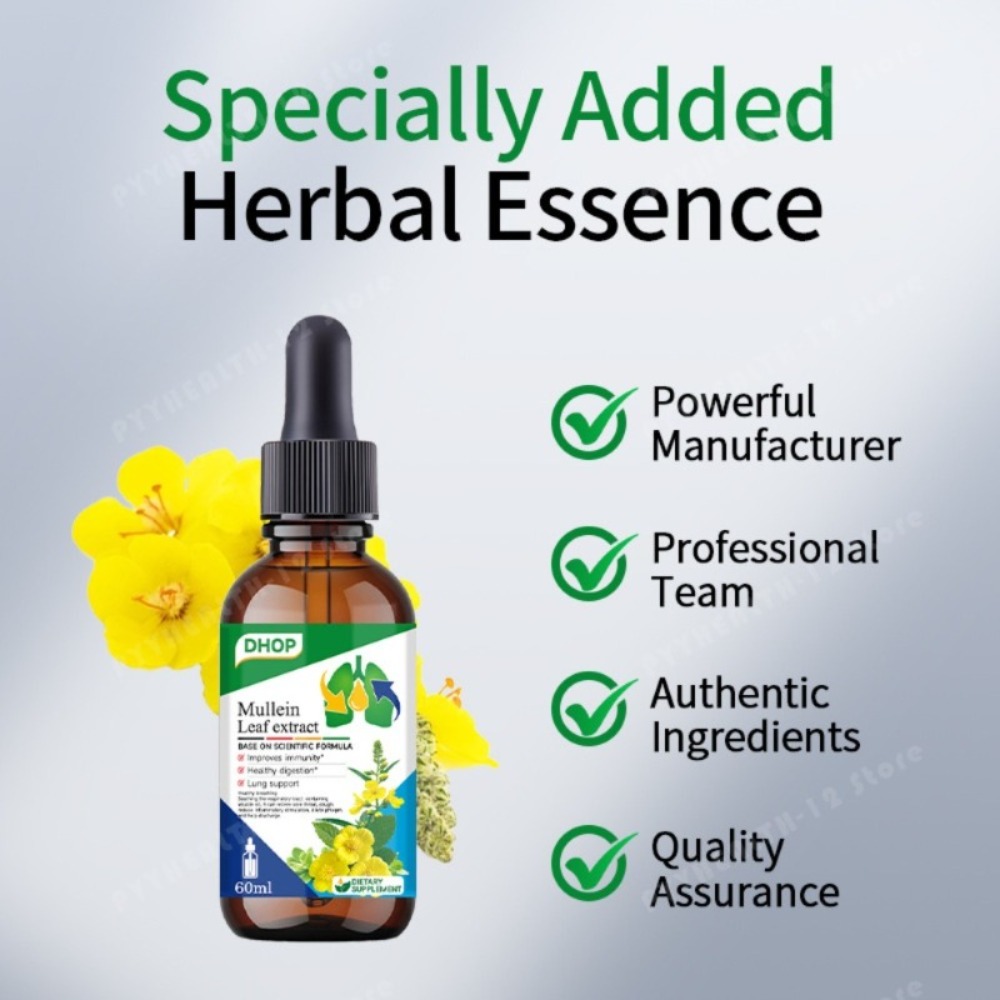 قطرات مستخلص أوراق المولين 60  - مراجعة Herbal Wellness Liquid وسعره