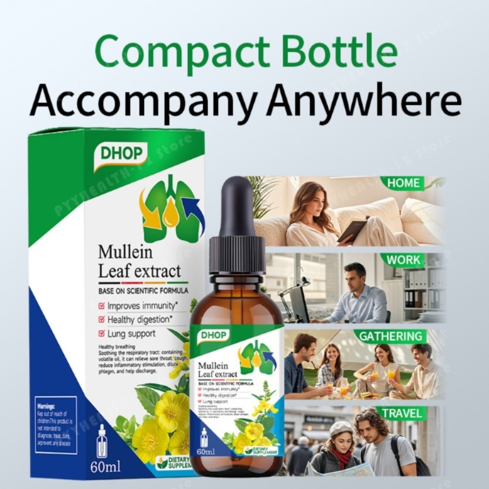 قطرات مستخلص أوراق المولين 60  - مراجعة Herbal Wellness Liquid وسعره