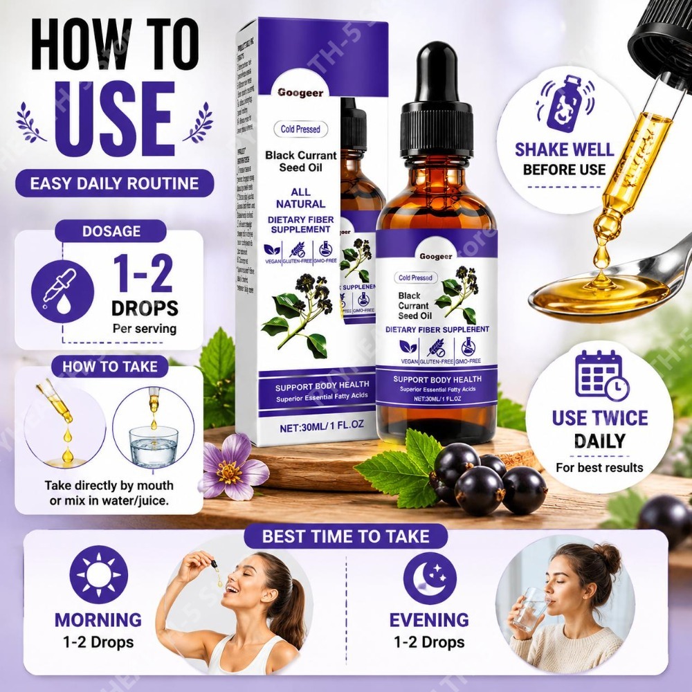 قطرات زيت بذور الكشمش الأسود 3 - مراجعة Herbal Wellness Liquid وسعره