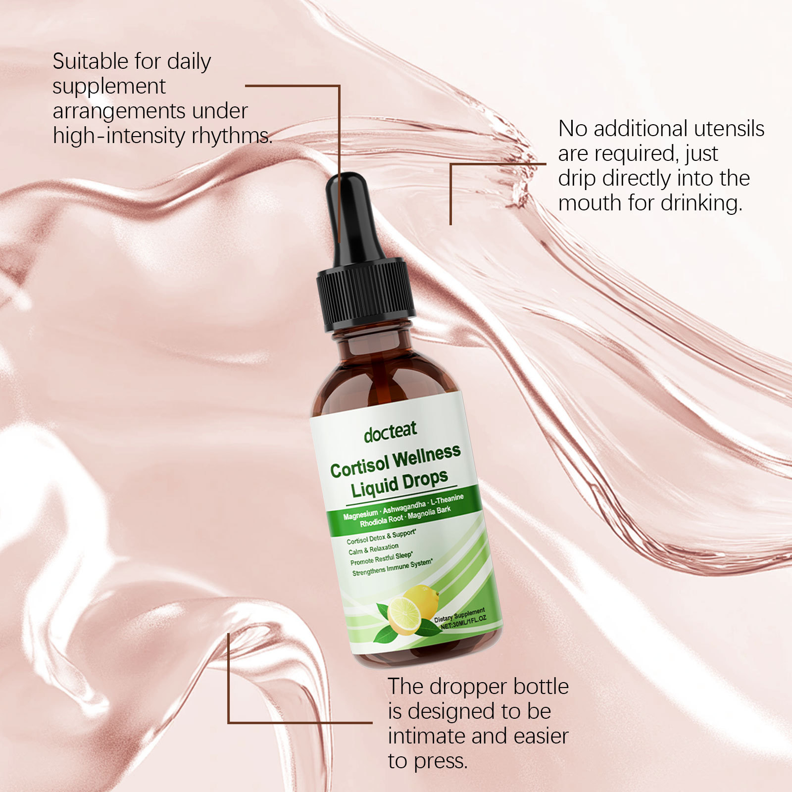 قطرات الكورتيزول للنساء لتوازن - مراجعة Herbal Wellness Liquid وسعره