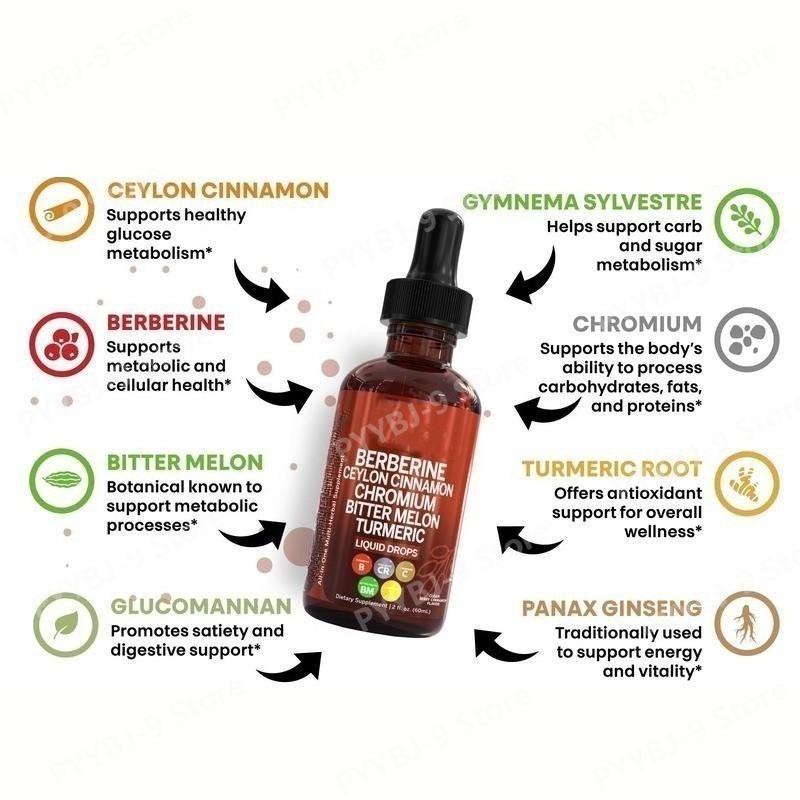 قطرات سائلة من البربرين والكرو - مراجعة Herbal Wellness Liquid وسعره