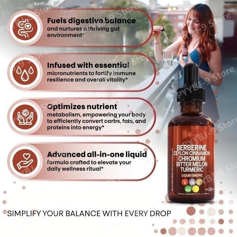 قطرات سائلة من البربرين والكرو - مراجعة Herbal Wellness Liquid وسعره
