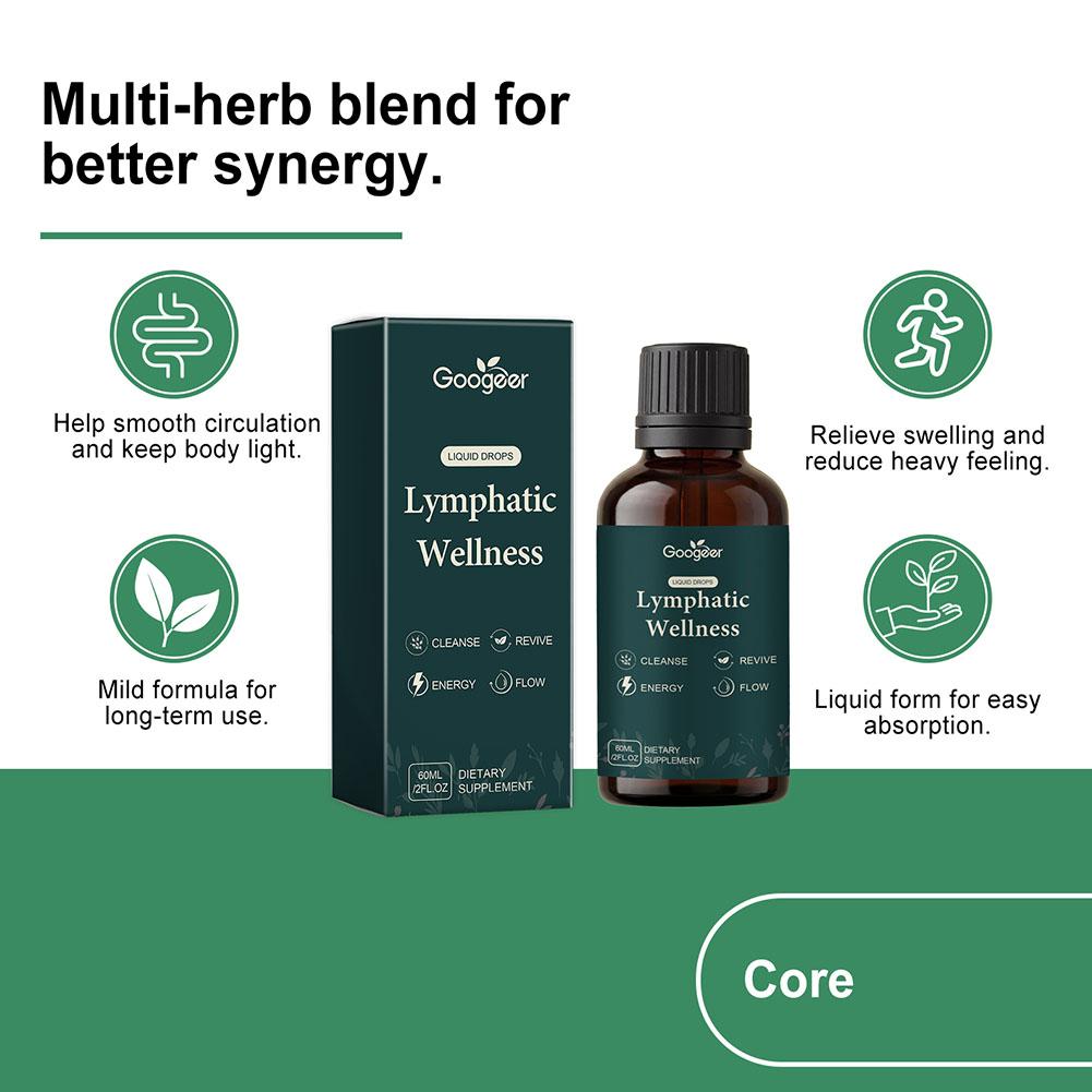 قطرات عشبية للتصريف اللمفاوي س - مراجعة Herbal Wellness Liquid وسعره